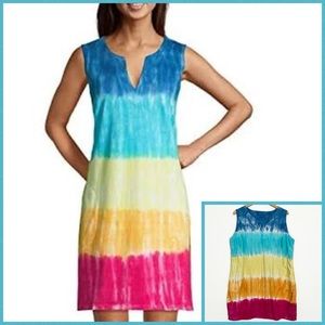 Lands End Sleeveless Cotton Jersey Cover Up